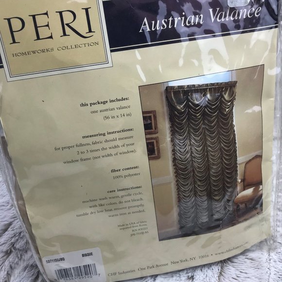 [Peri Homeworks Collection] One Sheer Austrian Valance Curtain Home Decor - Picture 6 of 8
